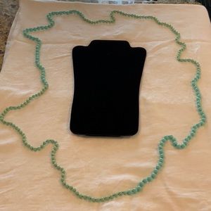 Premier Designs Extra Long Turquoise Beaded Necklace